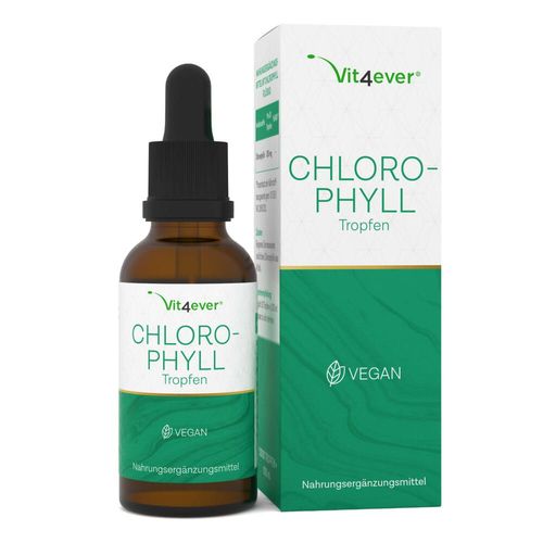 vit4ever Chlorophyll Tropfen 100 ml, 100 ml, vit4ever