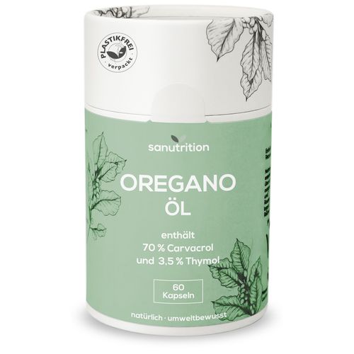Sanutrition® - Oreganoöl 100 mg 60 St Kapseln, 60 stk, Sanutrition