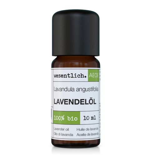 Lavendelöl bio von wesentlich. 10 ml, 10 ml, wesentlich.