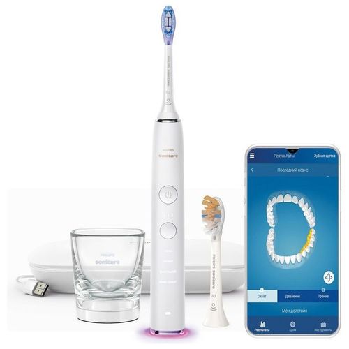 Philips DiamondClean 9400 Schallzahnbürste weiss 1 St, 1 stk, Philips