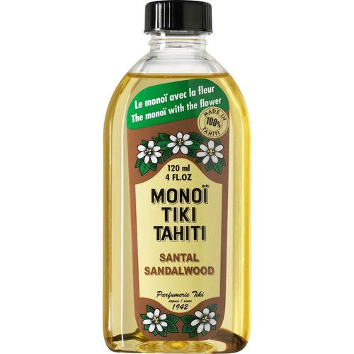 Monoi Tiki Tahiti - Tiare Kokosöl Sandelholz 120 ml, 120 ml, Parfumerie Tiki