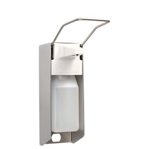 Medi-Inn Wandspender Aluminium, mit Langarmhebel, inkl. Leerflasche 500 ml 10 St, 10 stk, Medi-Inn