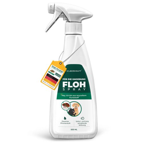 Silberkraft Flohspray 500 ml Spray, 500 ml, Silberkraft
