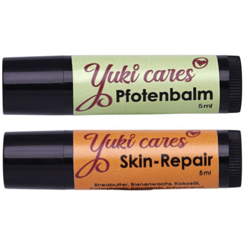 Yuki cares Pfotenpflege-Set 30 g Kombipackung, 30 g, Yuki cares