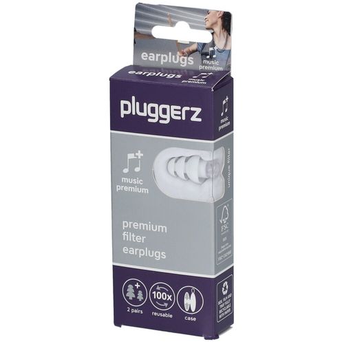 Pluggerz Flexi Silicon Eardops Music Premium 3 St, 3 stk, pluggerz
