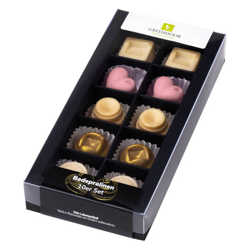 Greendoor Geschenk Set XL Badepralinen gemischt 100 g, 100 g, GREENDOOR