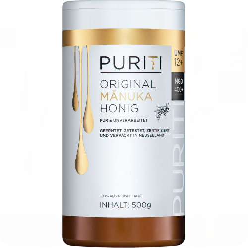 Puriti Manuka-Honig MGO 400+ aus Neuseeland 500 g, 500 g, PURITI