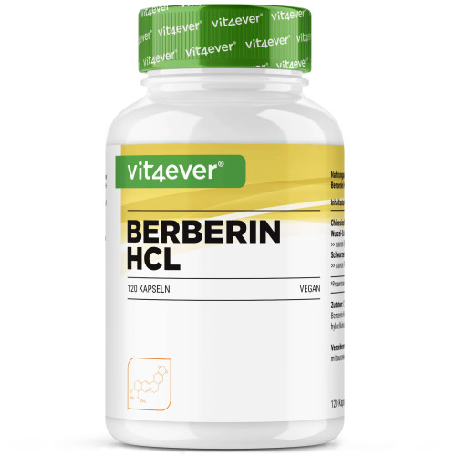 vit4ever Berberin HCL Intenso 79 g Kapseln, 79 g, vit4ever