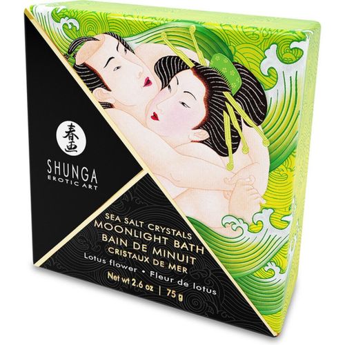 Shunga - Oriental Crystal Bath Salt Single Use Lotus Flower 75 g, 75 g, Shunga