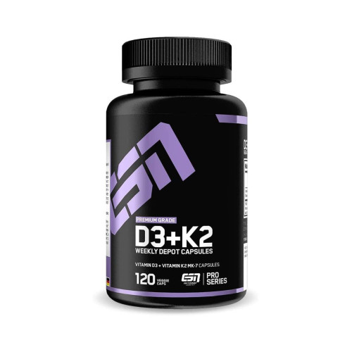ESN Vitamin D3+K2 120 St Kapseln, 120 stk, ESN