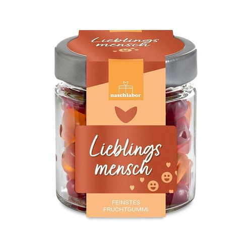 naschlabor Fruchtgummi Lieblingsmensch 120 g, 120 g, naschlabor