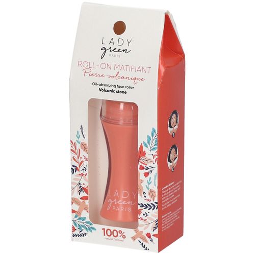 Lady Green Volcanic Stone Oil-Absorbing Face Roller 1 St, 1 stk, IC Pharma Distribution