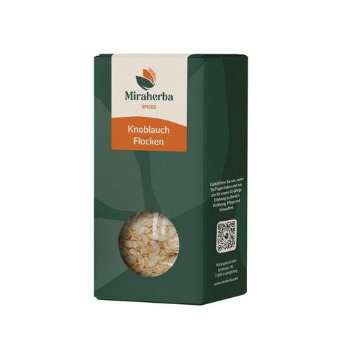 Miraherba - Bio Knoblauchflocken granuliert 100 g, 100 g, Miraherba