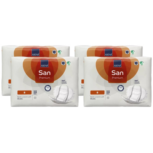 Abena San 8 Premium Vorlage 4x22 St, 88 Stk., ABENA