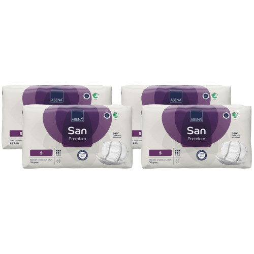 Abena San 5 Premium Vorlage 4x36 St, 144 Stk., ABENA