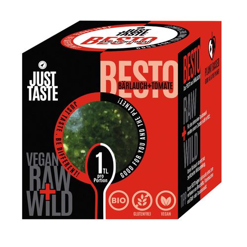 Just Taste - Besto Bärlauch + Tomate 165 ml, 165 ml, Just Taste
