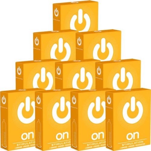 On) *Stimulation* 30 St Kondome, 30 stk, On) Condoms
