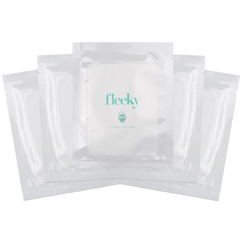 fleeky Collagen Sheet Mask 5 St Gesichtsmaske, 5 stk, fleeky
