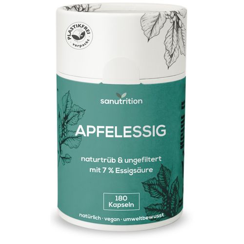 Sanutrition® - Bio Apfelessig 500 mg 180 St Kapseln, 180 stk, Sanutrition