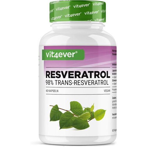 vit4ever Resveratrol 40 g Kapseln, 40 g, vit4ever