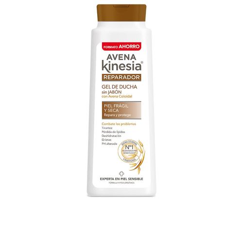 Avena Kinesia - Reparador Gel Ducha Sin Jabón Duschgel 750 ml, 750 ml, Avena Kinesia