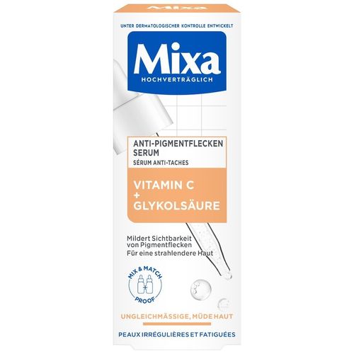 Mixa - Vitamin C + Glykols&auml;ure Feuchtigkeitsserum 30 ml, 30 ml, Mixa