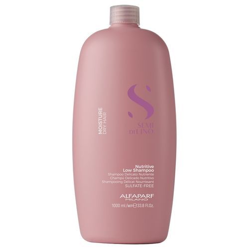 ALFAPARF MILANO - Semi di Lino Moisture Nutritive Low Shampoo 1000 ml, 1000 ml, ALFAPARF MILANO