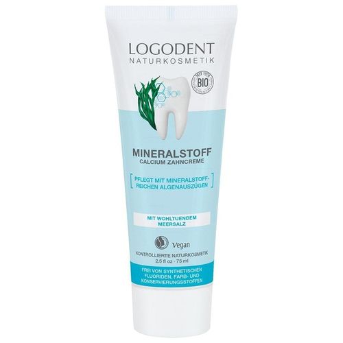 Logona - MINERALSTOFF Calcium Zahncreme Zahnpasta 75 ml, 75 ml, LOGONA