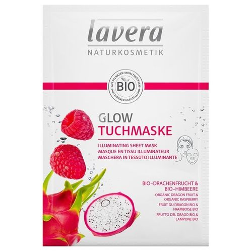 lavera - Glow Feuchtigkeitsmasken 21 ml Damen, 21 ml, lavera