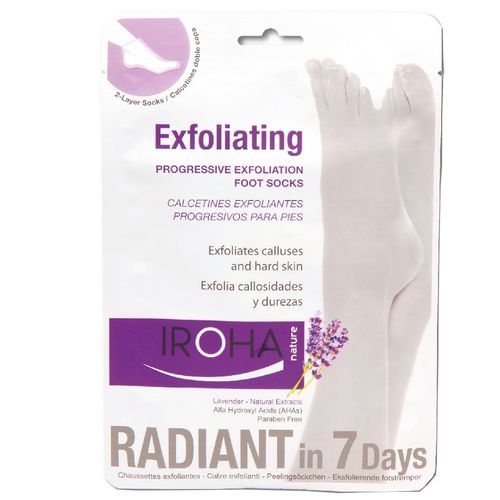 Iroha - Natur-Peeling-Socken Fu&szlig;pflegezubeh&ouml;r 1 St&uuml;ck, 1 stk, Iroha