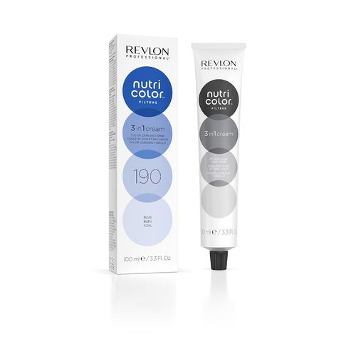 Revlon Professional - Nutri Color 3 in 1 Cream Nr. 190 Haarkur & -maske 100 ml Schwarz, 100 ml, Revlon Professional