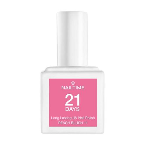 NAILTIME - 21 Days UV Nail Polish Nagellack 8 ml 11-Peach Blush, 8 ml, NAILTIME