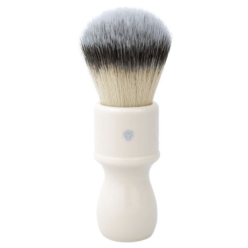 DOVO Solingen - Rasierpinsel Barber Acryl, hellbeige, Kunsthaar Rasur 1 ct, 1 stk, DOVO Solingen