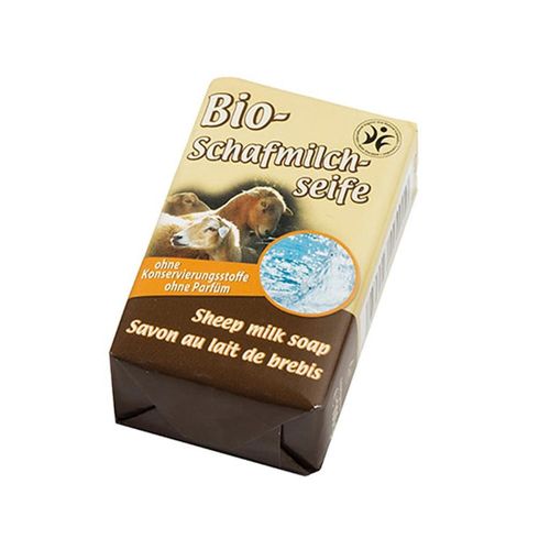 Saling - Bio-Schafmilcheife neutral BDIH zertifiziert 100g Seife, 100 g, Saling