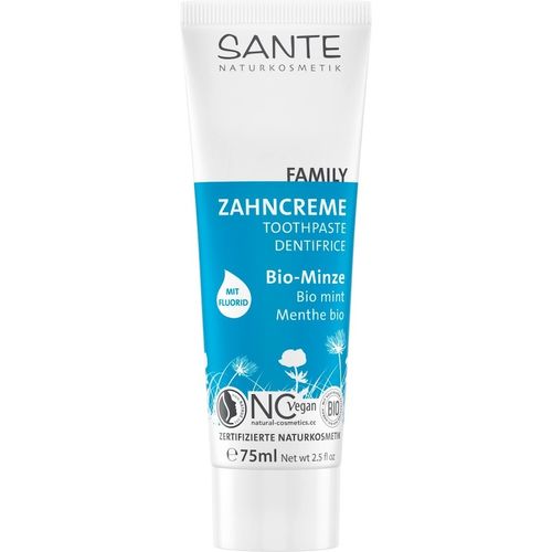 Sante - Bio-Minze mit Fluorid Zahnpasta 75 ml, 75 ml, Sante