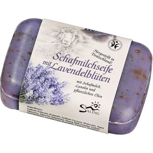Saling - Schafmilchseife - Lavendelbl&uuml;ten 100g Seife, 100 g, Saling