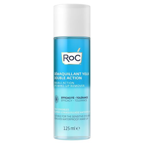 RoC - Double Action Eye Make-Up Remover Make-up Entferner 125 ml, 125 ml, Roc