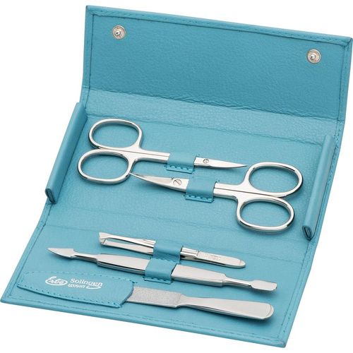 ERBE - Druckknopfetiu, 5-teilig, Meerblau Sets 1 St&uuml;ck, 1 stk, ERBE