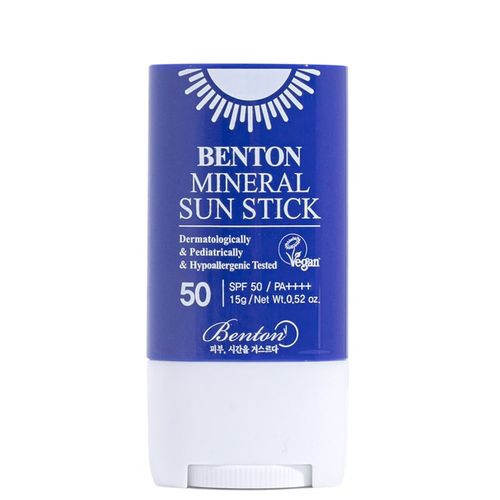 Benton - Mineral Sun Stick SPF 50 PA++++ Sonnenschutz 15 g, 15 g, Benton