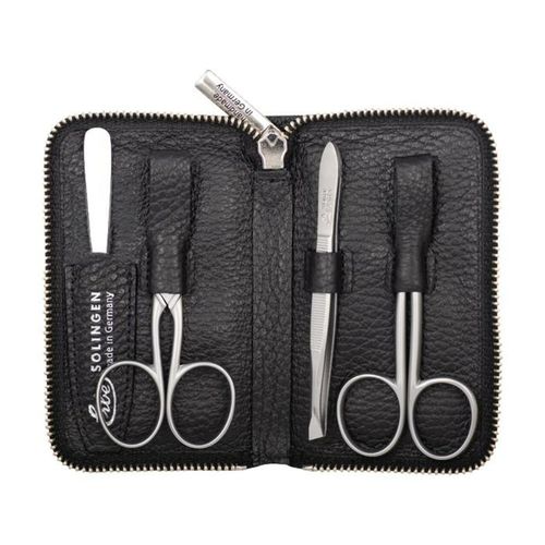 ERBE - Inox Rei&szlig;verschlu&szlig;-Etui Schwarz Handcreme 4 ct, 4 stk, ERBE