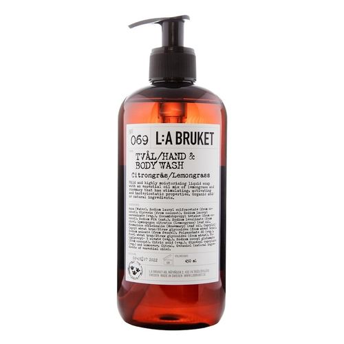 L:A BRUKET - No. 069 Liquid Soap Lemongrass Seife 450 ml, 450 ml, L:A BRUKET