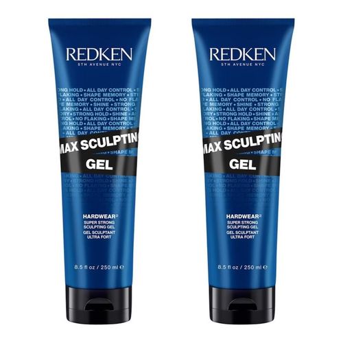 Redken - Max Sculpting Gel 2er Set* Haargel 0,5 l Damen, 0,5 l, Redken