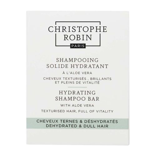 Christophe Robin - Hydrating Shampoo Bar With Aloe Vera 100 g Weiss, 100 g, Christophe Robin