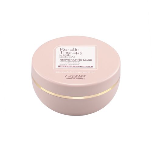 ALFAPARF MILANO - Keratin Therapy Lisse Design Rehydrating Mask Haarkur & -maske 200 ml Damen, 200 ml, ALFAPARF MILANO