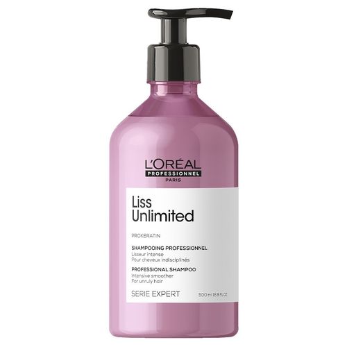 L&acute;Or&eacute;al Professionnel Paris - Liss Unlimited Shampoo f&uuml;r krauses Haar Anti-Frizz-Effekt 500 ml, 500 ml, L&acute;Or&eacute;al Professionnel Paris