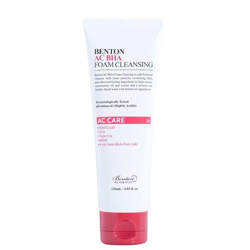 Benton - Benton AC BHA Foam Cleansing Reinigungsgel 120 ml, 120 ml, Benton