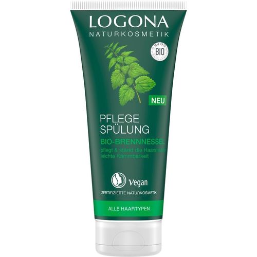 Logona - Pflege Spülung Bio-Brennnessel Conditioner 200 ml, 200 ml, LOGONA