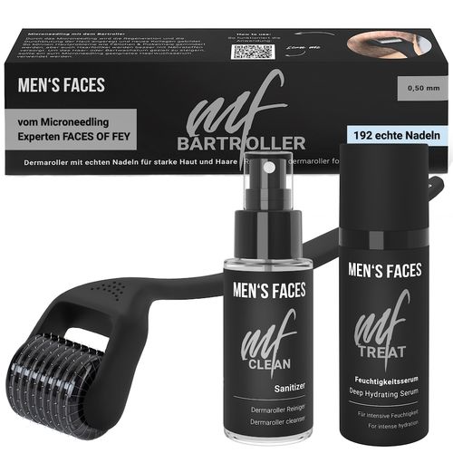 MEN'S FACES - Skin Boost Set Bartpflege 1 St&uuml;ck Herren, 1 stk, MEN'S FACES
