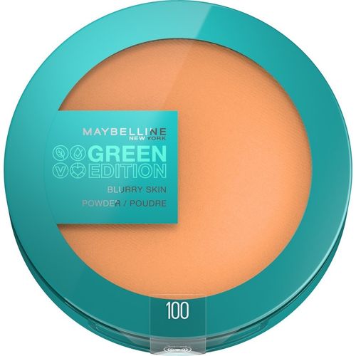 Maybelline - Green Edition Blurry Skin Puder 9 g Nr. 100, 9 g, Maybelline