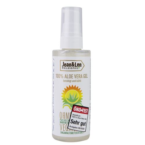 Jean&Len - 100% Aloe Vera-Gel After Sun 100 ml, 100 ml, Jean&Len